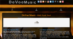 Desktop Screenshot of devoemusic.com